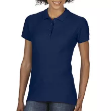 Női Galléros póló  Rövid ujjú Gildan Softstyle Ladies Double Pique Polo   Sportszürke   urespo