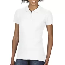 Női Galléros póló  Rövid ujjú Gildan Softstyle Ladies Double Pique Polo   Zafírkék   urespolo.