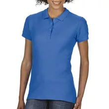 Női Galléros póló  Rövid ujjú Gildan Softstyle Ladies Double Pique Polo   Piros   urespolo.hu