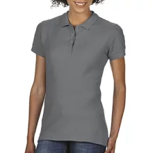 Női Galléros póló  Rövid ujjú Gildan Softstyle Ladies Double Pique Polo   Sötétzöld   urespolo