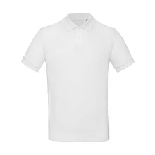 Férfi rövid ujjú organikus galléros póló B and C Organic Inspire Polo /men S, Fehér