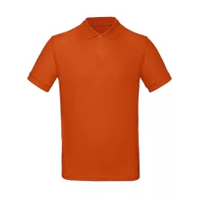 Férfi rövid ujjú organikus galléros póló B and C Organic Inspire Polo /men S, Városi narancssár