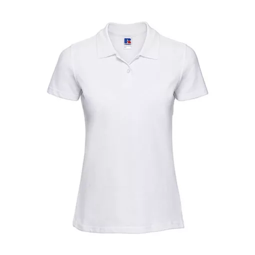 Női Galléros póló  Rövid ujjú Russell Europe Ladies' Piqué Polo    Fehér   urespolo.hu