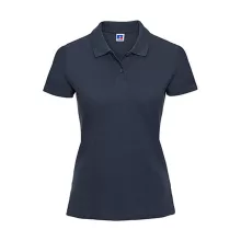 Női Galléros póló  Rövid ujjú Russell Europe Ladies' Piqué Polo    Sötétkék (navy)   urespolo.h