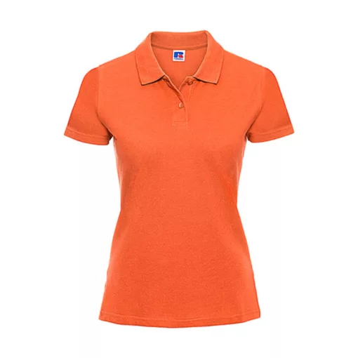 Női Galléros póló  Rövid ujjú Russell Europe Ladies' Piqué Polo    Narancssárga   urespolo.hu