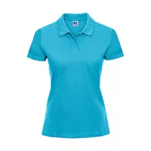 Női Galléros póló  Rövid ujjú Russell Europe Ladies' Piqué Polo    Türkizkék   urespolo.hu