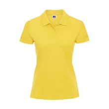 Női Galléros póló  Rövid ujjú Russell Europe Ladies' Piqué Polo    Sárga   urespolo.hu