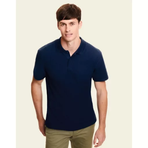 Férfi rövid ujjú galléros póló Fruit of the Loom Original Polo L, Fehér