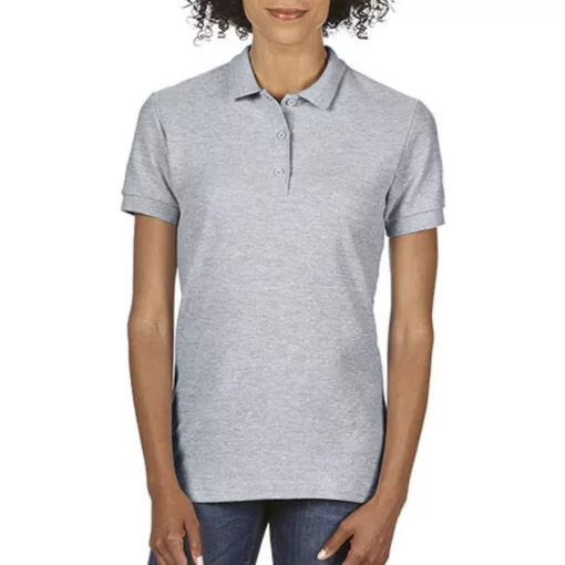 Női Galléros póló  Rövid ujjú Gildan Premium Cotton Ladies\' Double Piqué Polo   Ír zöld   uresp
