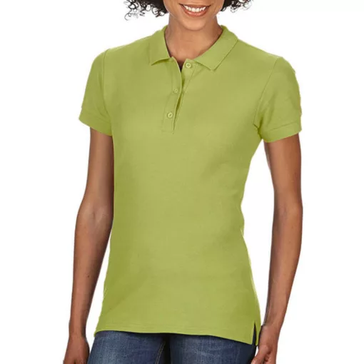 Női Galléros póló  Rövid ujjú Gildan Premium Cotton Ladies' Double Piqué Polo   Kiwi   urespolo