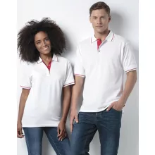 Női galléros póló  rövid ujjú Kustom Kit St. Mellion Polo   Sötétkék navy/világos kék   urespol