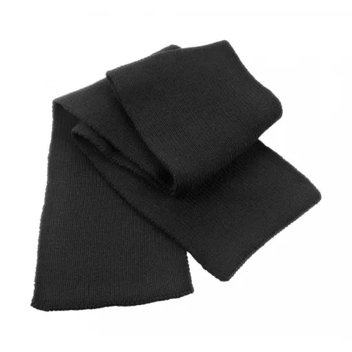Férfi sál Result Classic Heavy Knit Scarf Egy méret, Fekete