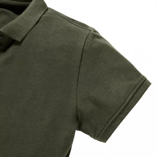 Női rövid ujjú organikus galléros póló Russell Europe Ladies\' Pure Organic Polo XS, Naturál