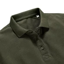 Női rövid ujjú organikus galléros póló Russell Europe Ladies\' Pure Organic Polo XS, Fekete