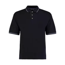 Férfi rövid ujjú galléros póló Kustom Kit Men's Classic Fit St. Mellion Polo 2XL, Sötétkék navy