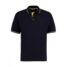Férfi rövid ujjú galléros póló Kustom Kit Men's Classic Fit St. Mellion Polo M, Sötétkék navy/n