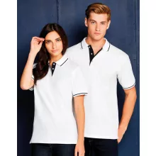 Férfi rövid ujjú galléros póló Kustom Kit Men\'s Classic Fit St. Mellion Polo L, Sötétkék navy/n