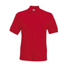 Férfi Galléros póló  Rövid ujjú Fruit of the Loom Heavyweight 65:35 Polo   Fehér   urespolo.hu
