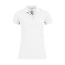 Női galléros póló  rövid ujjú B&C Safran Timeless Women - PW457   Fehér   urespolo.hu