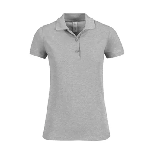 Női galléros póló  rövid ujjú B&C Safran Timeless Women - PW457   Fehér   urespolo.hu