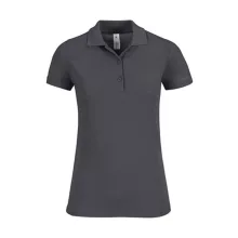 Női galléros póló  rövid ujjú B&C Safran Timeless Women - PW457   Fehér   urespolo.hu