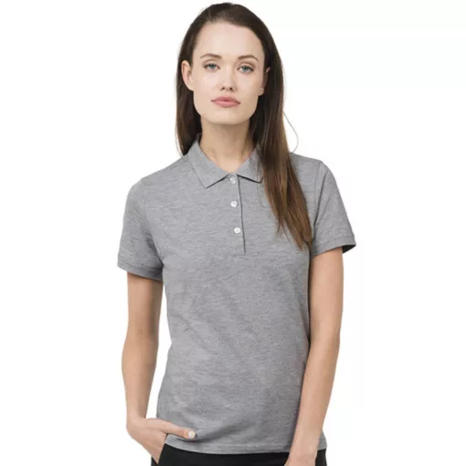 Női galléros póló  rövid ujjú B&C Safran Timeless Women - PW457   Piros   urespolo.hu