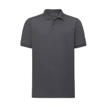 Férfi rövid ujjú felső Russell Europe Men's Tailored Stretch Polo M, Konvoj szürke