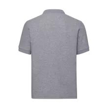Férfi rövid ujjú felső Russell Europe Men\'s Tailored Stretch Polo S, Világos Oxford