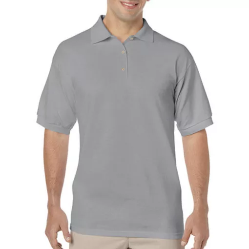 Uniszex Galléros póló  Rövid ujjú Gildan DryBlend Adult Jersey Polo   Fehér   urespolo.hu