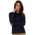Női hosszú ujjú galléros póló B and C Safran Pure LSL/women Polo S, Sötétkék (navy)