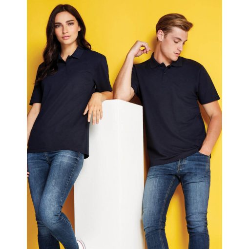 Férfi rövid ujjú galléros póló Kustom Kit Men\'s Regular Fit Workforce Polo 5XL, Türkizkék