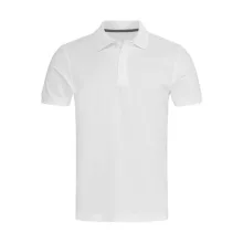 Férfi galléros póló  rövid ujjú Stedman Harper Polo Fehér   urespolo.hu