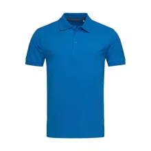 Férfi galléros póló  rövid ujjú Stedman Harper Polo Királykék   urespolo.hu