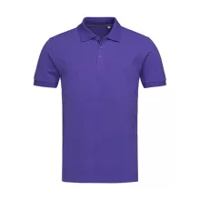 Férfi galléros póló  rövid ujjú Stedman Harper Polo Mély lilac   urespolo.hu