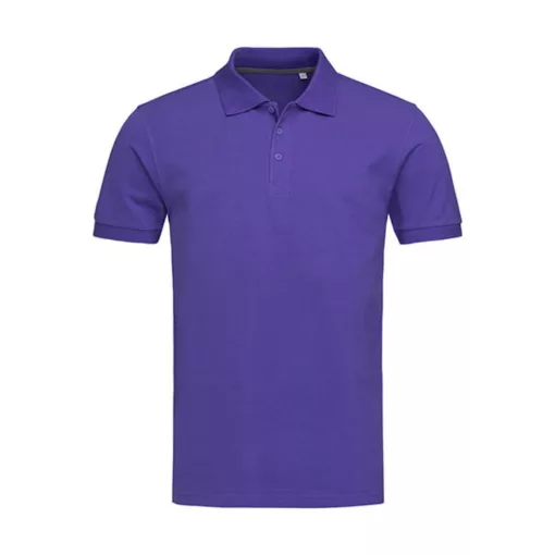 Férfi galléros póló  rövid ujjú Stedman Harper Polo Mély lilac   urespolo.hu