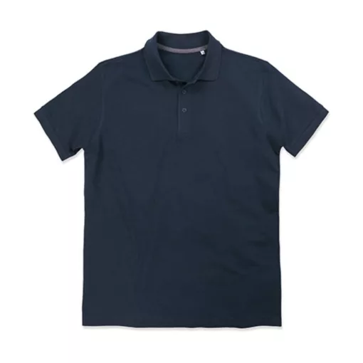 Férfi galléros póló  rövid ujjú Stedman Harper Polo Hawaii kék   urespolo.hu