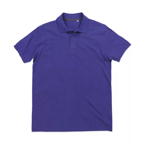 Férfi galléros póló  rövid ujjú Stedman Harper Polo Hawaii kék   urespolo.hu