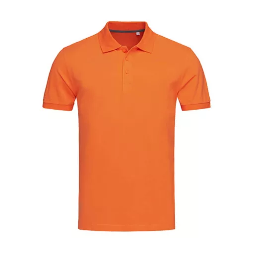 Férfi galléros póló  rövid ujjú Stedman Harper Polo Sütőtök sárga   urespolo.hu
