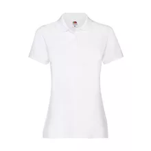 Női Galléros póló  Rövid ujjú Fruit of the Loom Premium Polo Lady-Fit   Fehér   urespolo.hu