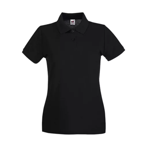 Női Galléros póló  Rövid ujjú Fruit of the Loom Premium Polo Lady-Fit   Fehér   urespolo.hu