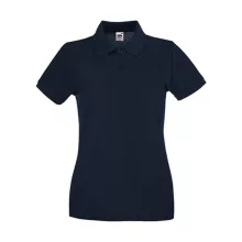 Női Galléros póló  Rövid ujjú Fruit of the Loom Premium Polo Lady-Fit   Piros   urespolo.hu