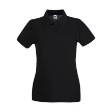 Női Galléros póló  Rövid ujjú Fruit of the Loom Premium Polo Lady-Fit   Fuchsia   urespolo.hu