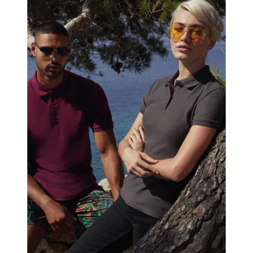 Női rövid ujjú galléros póló Fruit of the Loom Ladies\' Premium Polo M (12), Neomint
