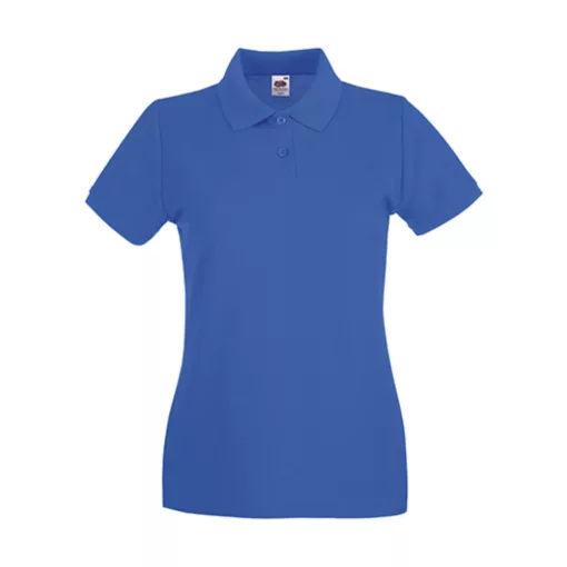 Női Galléros póló  Rövid ujjú Fruit of the Loom Premium Polo Lady-Fit   Khaki   urespolo.hu