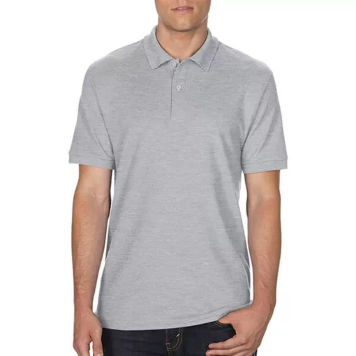 Férfi Galléros póló  Rövid ujjú Gildan DryBlend Double Piqué Polo   Sportszürke   urespolo.hu