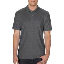Férfi Galléros póló  Rövid ujjú Gildan DryBlend Double Piqué Polo   Sötét heather szürke   ure