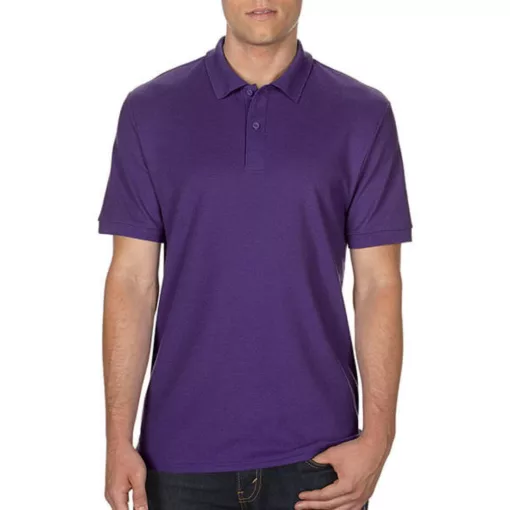 Férfi Galléros póló  Rövid ujjú Gildan DryBlend Double Piqué Polo   Lila   urespolo.hu