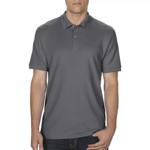 Férfi Galléros póló  Rövid ujjú Gildan DryBlend Double Piqué Polo   Safety narancssárga   ures