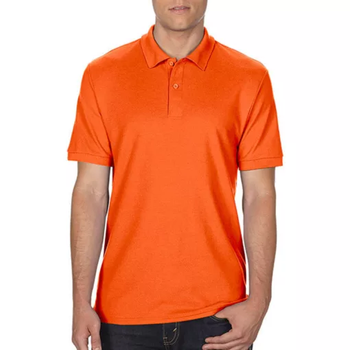 Férfi Galléros póló  Rövid ujjú Gildan DryBlend Double Piqué Polo   Narancssárga   urespolo.hu