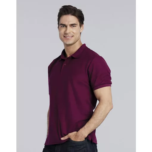 Férfi Galléros póló  Rövid ujjú Gildan DryBlend Double Piqué Polo   Narancssárga   urespolo.hu